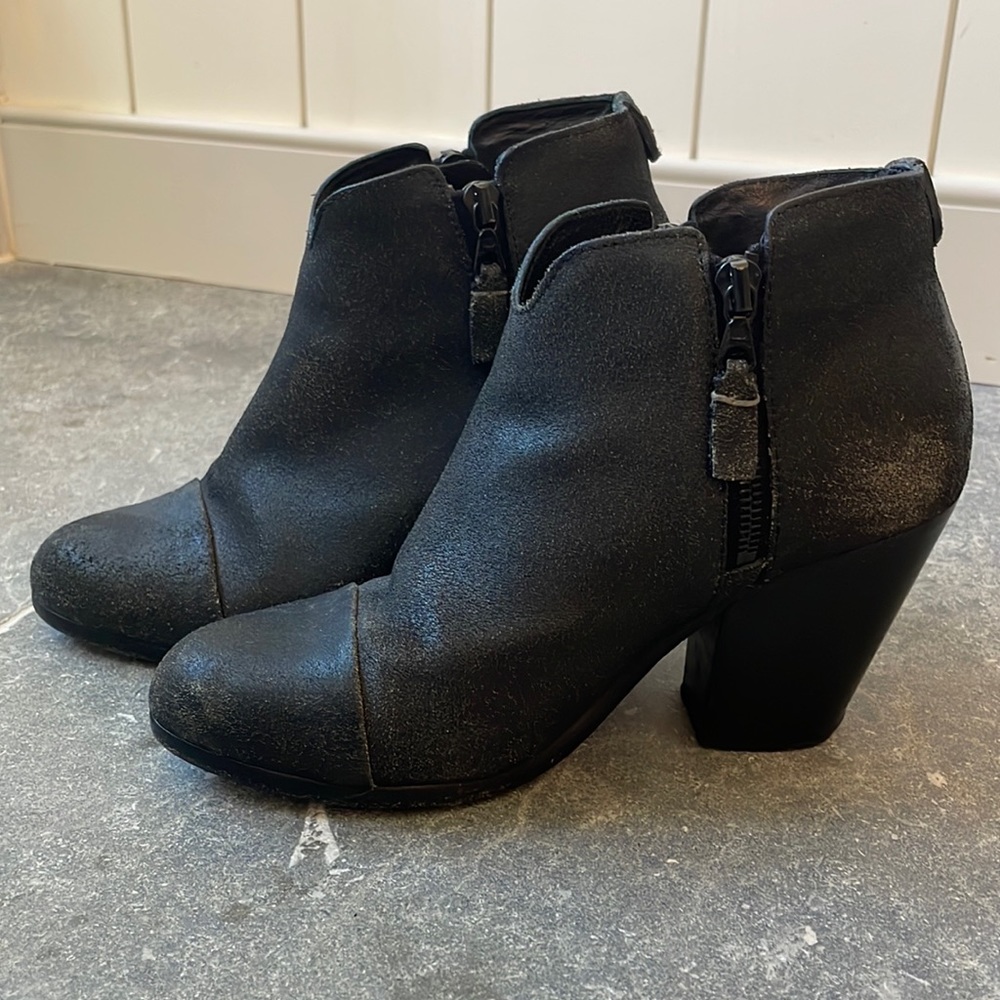 Rag and Bone distressed booties size 6.5